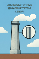 Железобетонные дымовые трубы: ствол — как основа долговечности 